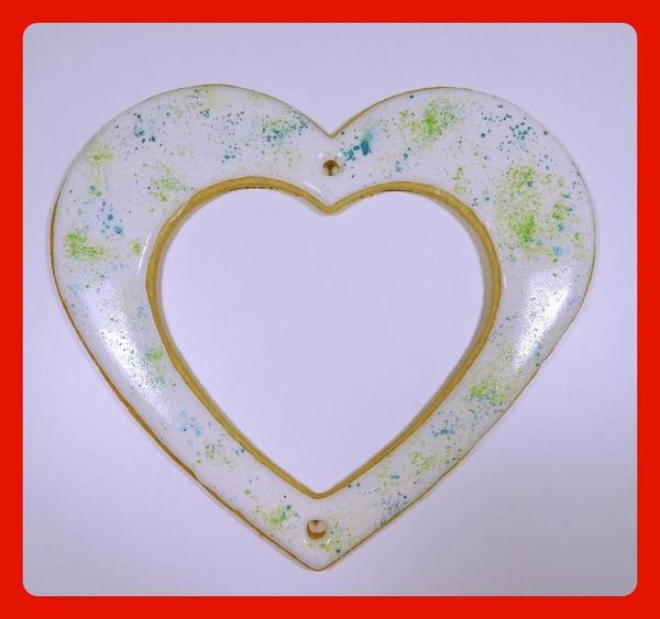 Large Heart with Powder Color