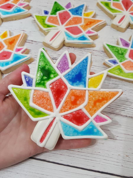 #3 - Distressed Ink Rainbow Leaves for Canada's 150th Birthday by Sweethart Baking Experiment
