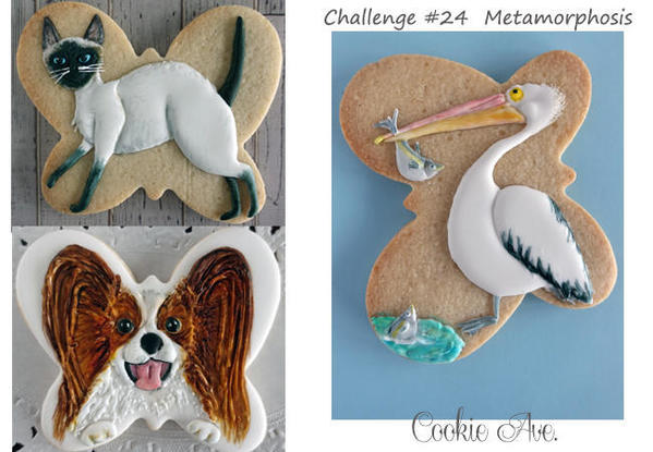#4 - Animals with Butterfly-Shaped Cookie by Ryoko ~Cookie Ave.