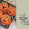 Top 10 Halloween Cookies Banner: Cookies and Photo by Lambakery; Graphic Design by Julia M Usher