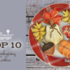 Top 10 Thanksgiving Cookies Banner: Cookies and Photo by Sweet Smiles; Graphic Design by Julia M Usher