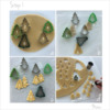 Step 1, Parts a to d: Roll, Cut, and Bake Tree Cookies: Design, Photos, and Cookies by Manu