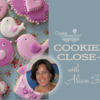 Alison's Cookier Close-up Banner: Cookies and Photos by Alison Friedli; Graphic Design by Julia M Usher