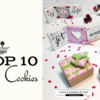 Top 10 Cookies Banner: Cookies and Photo by Andrea Costoya; Graphic Design by Julia M Usher