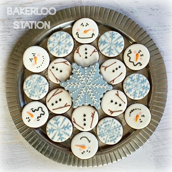 Simple Silly Snowman Platter | Bakerloo Station