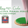 Practice Bakes Perfect Challenge #27 Banner: Photo by Steve Adams; Cookie and Graphic Design by Julia M Usher