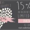 Valentine's Day Stencil Sale Banner: Designed by Confection Couture Stencils