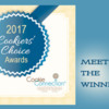 2017 Cookiers' Choice Awards - Meet the Winners Banner: Graphic Design by Pretty Sweet Designs and Julia M Usher