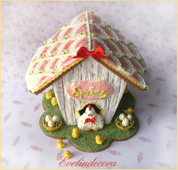 #2 - Easter Cookie House by Evelindecora