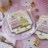 Take the Cake Dynamic Duos Background Set - Closer View: Cookies and Photo by Julia M Usher; Stencils Designed by Julia M Usher in Partnership with Confection Couture Stencils