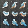 Step 1, Continued - Painting Birds: Royal Icing Transfers and Photos by Honeycat Cookies