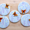 #6 - Wisteria and Butterflies, A Honeycat Cookies Tutorial: By Annelise (Le bois meslé)