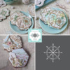 Julia's June 2018 Stencil Release: Cookies and Photo by Julia M Usher; Stencils Designed by Julia M Usher in Partnership with Confection Couture Stencils
