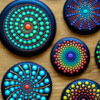 Final Mandala Set: Cookies and Photo by Aproned Artist