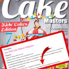 Cake Masters Magazine July 2018 Cover and Contents: Courtesy of Cake Masters Magazine