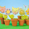 Whimsical Flower Pot Cookies: Cookies and Photo by Autumn Carpenter