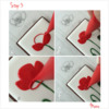 Steps 3c to 3f - Pipe More Petals on Large Poppy: Design, Cookie, and Photos by Manu