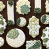 Stenciled Succulent Cookies: Cookies and Photo by Hillary Ramos, The Cookie Countess