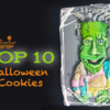Top 10 Halloween Cookies Banner: Cookie and Photo by Olivera Vlah; Graphic Design by Julia M Usher