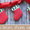 December 2018 Banner, Option 1 - Stocking and Tree Set: Cookies and Photo by Berni Solti; Graphic Design by Pretty Sweet Designs