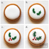 Steps 3a to 3d - Example Wet-on-wet Illustration: Cookie and Photos by Aproned Artist
