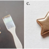 Steps 5b and 5c - Decorate Star Cookie: Cookie and Photos by Aproned Artist