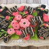 Floral Cookie Platter: Cookies and Photo by Jodi Till