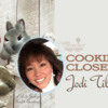 Jodi's Cookier Close-up Banner: Cookies and Photos by Jodi Till; Graphic Design by Julia M Usher