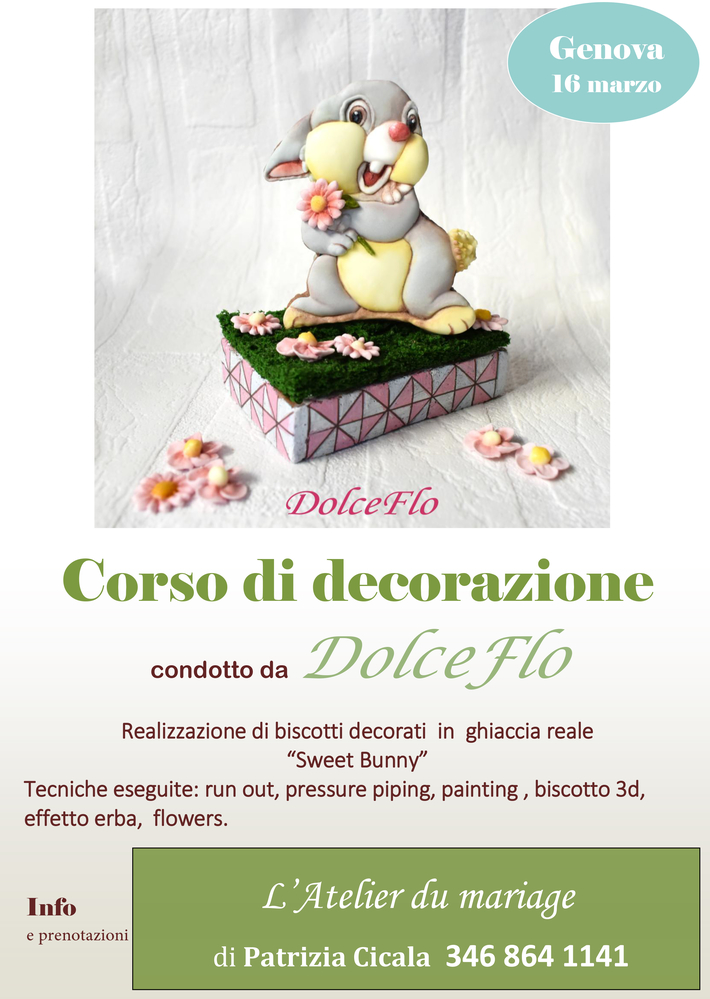 Sweet Bunny - A 3-D Cookie Class with Dolce Flo