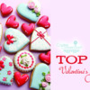 Top 10 Valentine's Day Cookies Banner: Cookies and Photo by rainbow_chima; Graphic Design by Julia M Usher