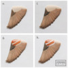 Steps 4e, 4f, 4g, and 4h - Paint Upper Feathers on Transfer: Photos by Aproned Artist