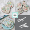 Julia's January Stencil Release: Cookies and Photos by Julia M Usher; Stencils Designed by Julia M Usher in Partnership with Confection Couture Stencils