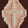 Ornate Cross Cookie: By Anita-Vintique Cakes