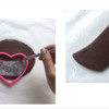 Steps 1c and 1d - Repurposing Heart Cutter to Make Vase: Design, Cookie, and Photos by Manu