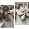 Steps 4a and 4b - Outline and Flood Petals (and Buds): Design, Cookies, and Photos by Manu