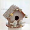 Mini Spring Bird House: By mintlemonade (cookie crumbs)