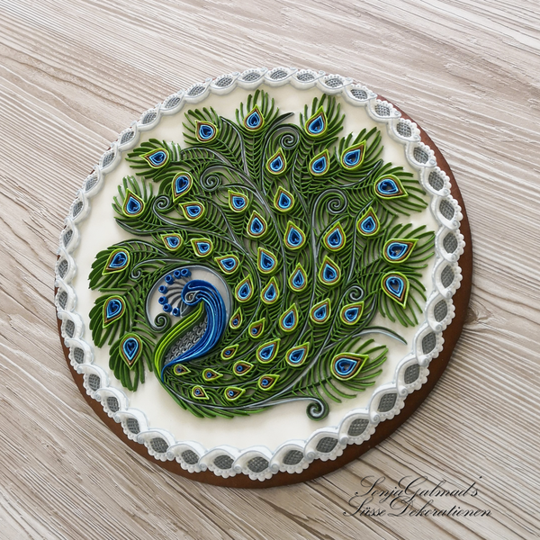#7 - Quilled Peacock by swissophie