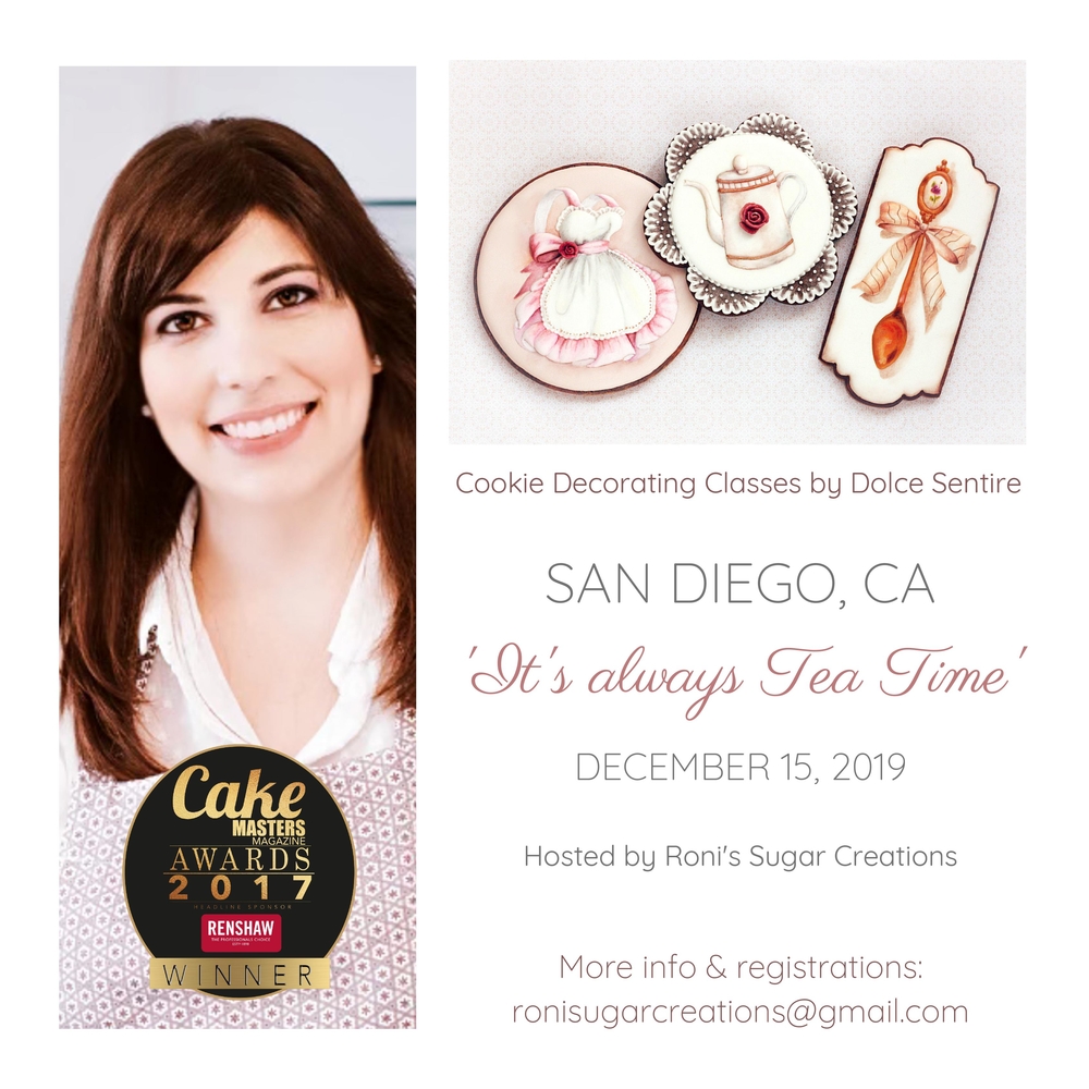Cookie decorating classes with Dolce Sentire