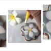 Steps 2i to 2k - Outline Petals: Design, Cookie, and Photos by Manu