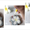 Steps 2l to 2n - Finish Outlining All Petals: Design, Cookie, and Photos by Manu