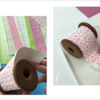 Steps 3e and 3f - Rolling Ribbon on Spool and Shaping Ribbon End: Design, Cookies, and Photos by Manu