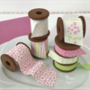 Edible Ribbons and Cookie Spools - Where We're Headed!: Design, Cookies, and Photo by Manu