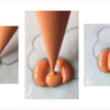 Steps 2c to 2e - Flood Pumpkin Sections and Pipe Stalk: Photos by Manu