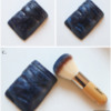 Steps 4a, 4b, and 4c - Paint Velvet Bag Cookie: Cookie and Photos by Aproned Artist