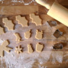 Step 2 - Cut Out Smaller Cookies to Decorate Wreath Base: Cookies and Photo by Gingerland