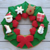 Finished Christmas Wreath!: Cookies and Photo by Gingerland