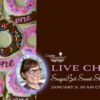 SugarBot Sweet Shop's Live Chat Banner: Cookies and Photo by SugarBot Sweet Shop; Graphic Design by Julia M Usher