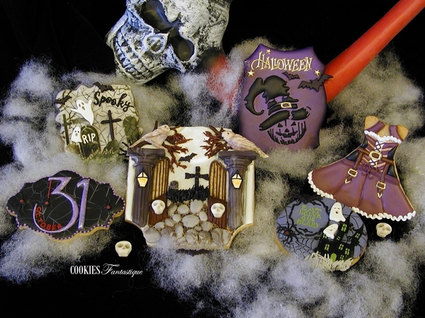 #2 - Graveyard Halloween by Cookies Fantastique by Carol