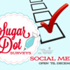 Sugar Dot Surveys Social Media Survey Banner: Logo Courtesy of Sugar Dot Cookies; Graphic Design by Julia M Usher