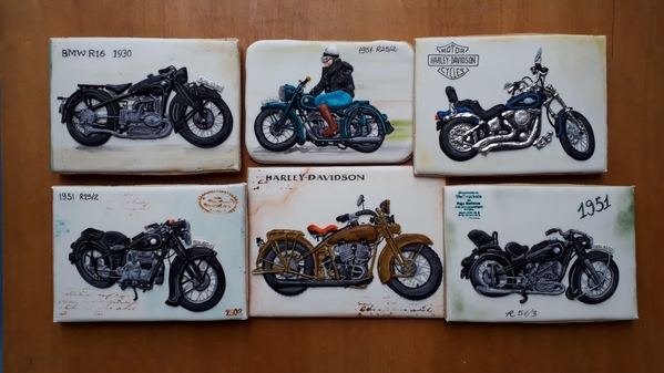 #10 - Vintage Motorcycle Cookies by Elke Hoelzle